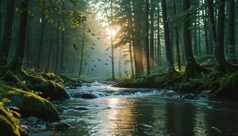 Doğa Temalı Uyku Hikayeleri: Orman, Nehir ve Kuş Sesleriyle Huzurlu Rüyalar