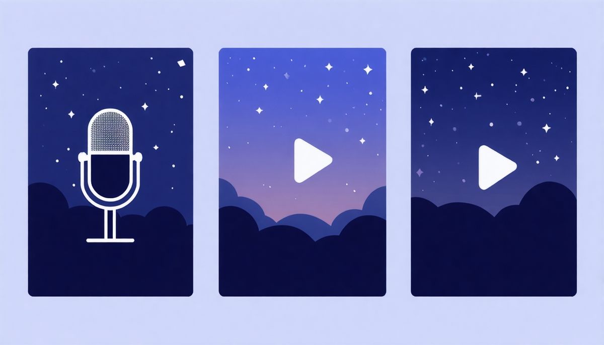 Podcast, YouTube ve Blog İçin Uyku Hikâyesi: Format Karşılaştırması (Pratik Reh버